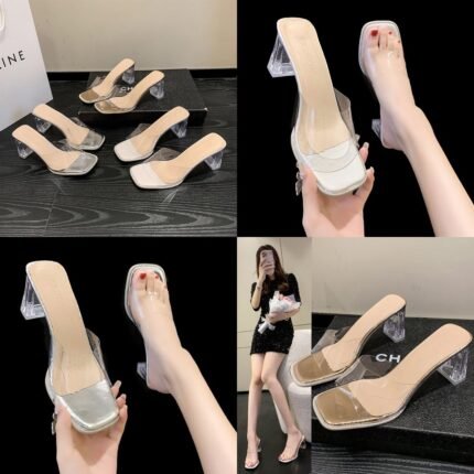 Crystal Glass Heel